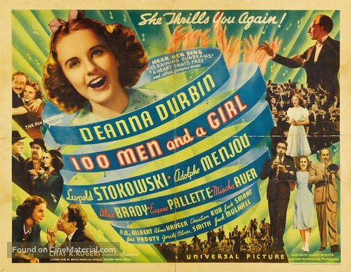 One Hundred Men and a Girl - Movie Poster