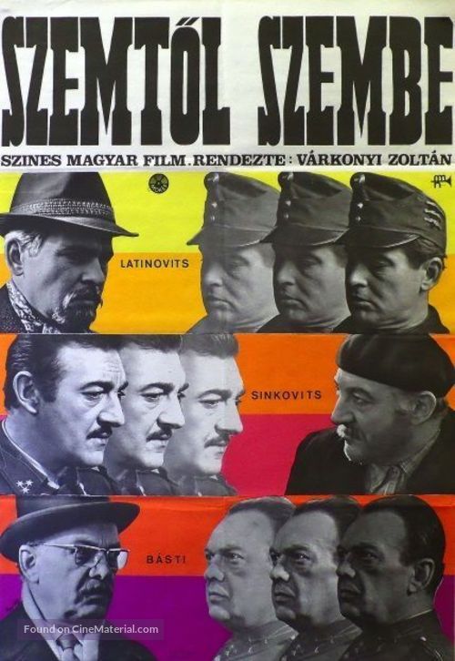 Szemt&ouml;l szembe - Hungarian Movie Poster