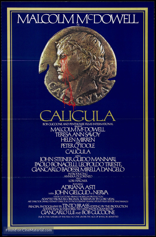 Caligola - Theatrical movie poster