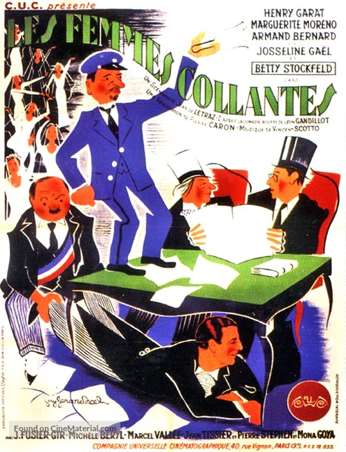 Les femmes collantes - French Movie Poster