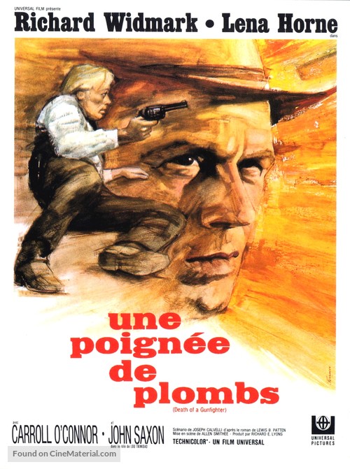 Death of a Gunfighter - French Movie Poster