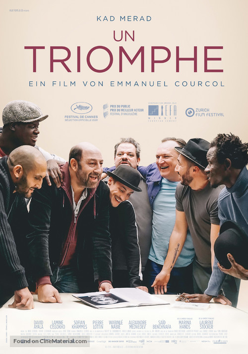 Un triomphe - Swiss Movie Poster