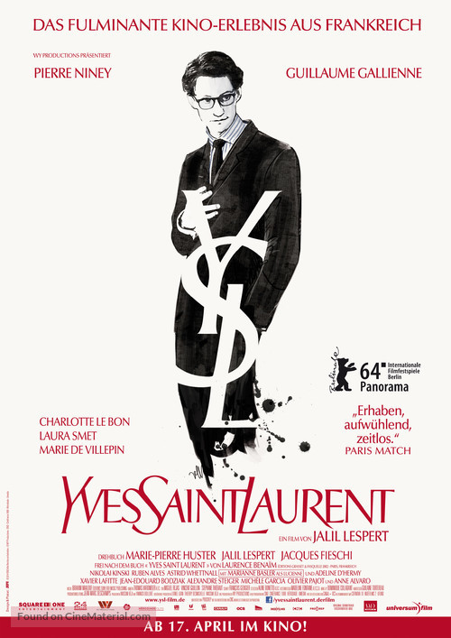 Yves Saint Laurent - German Movie Poster