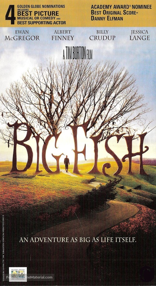 Big Fish - VHS movie cover
