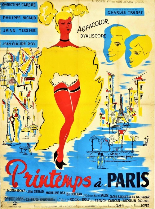Printemps &agrave; Paris - French Movie Poster