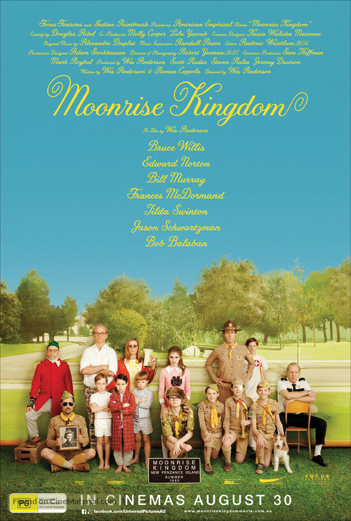 Moonrise Kingdom - Australian Movie Poster