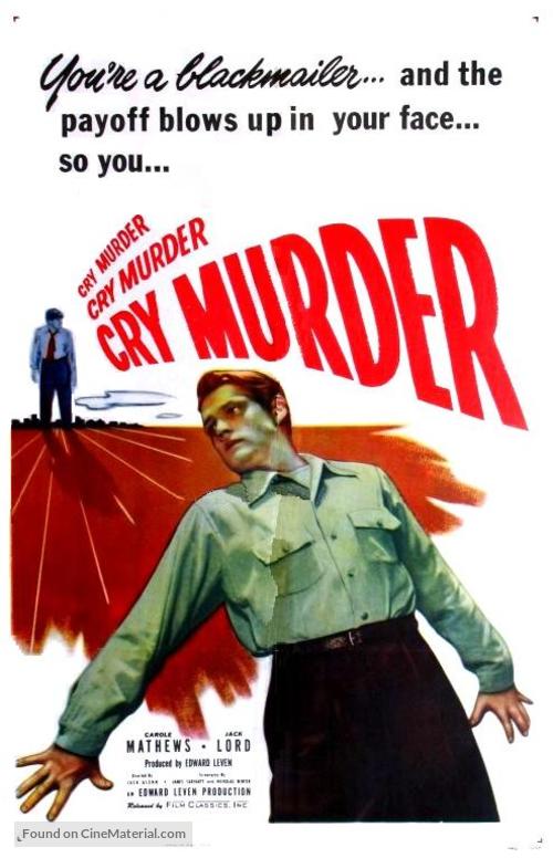 Cry Murder - Movie Poster