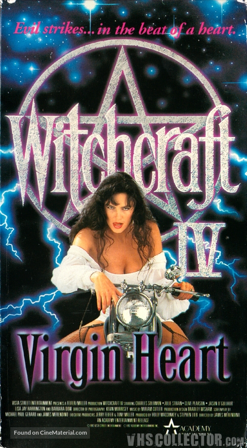 Witchcraft IV: The Virgin Heart - VHS movie cover