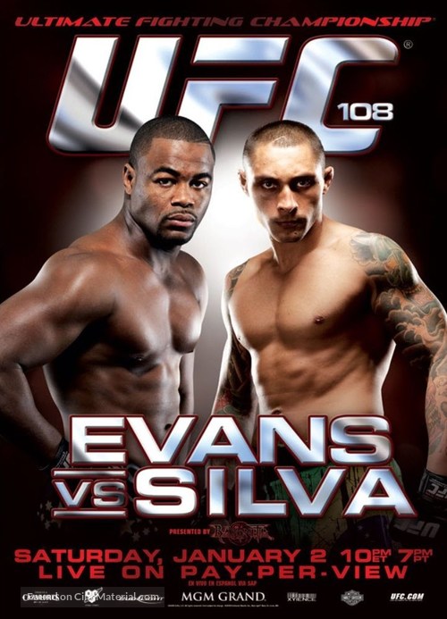 UFC 108: Evans vs. Silva - Movie Poster