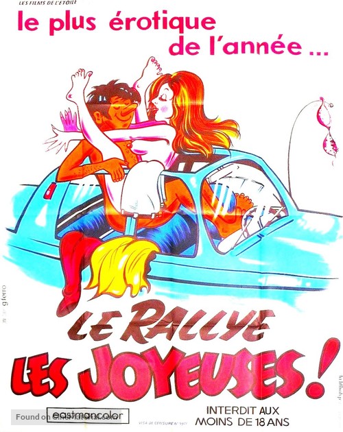 Le rallye des joyeuses - French Movie Poster