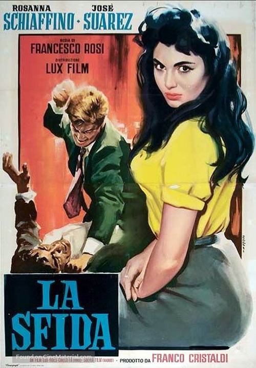 La sfida - Italian Movie Poster