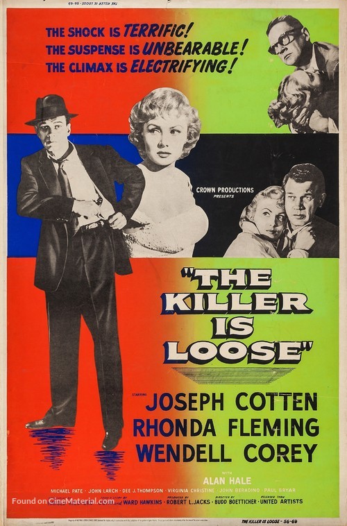 The Killer Is Loose - Movie Poster