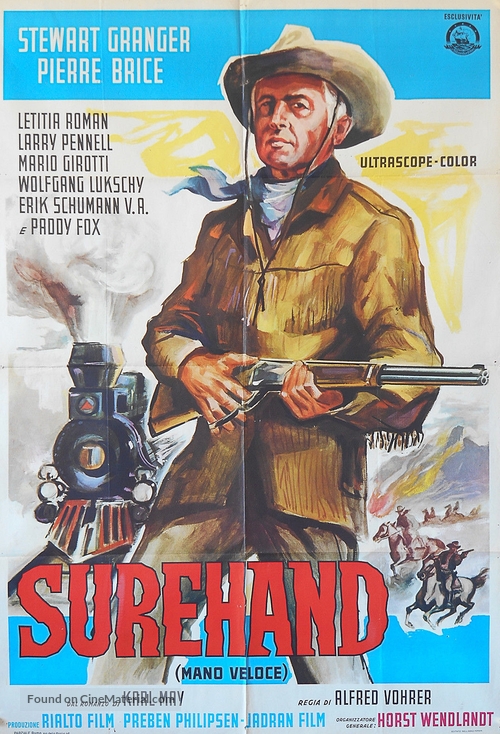 Old Surehand - Italian Movie Poster