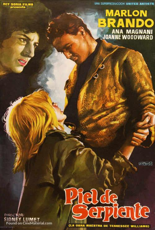 The Fugitive Kind - Spanish Movie Poster