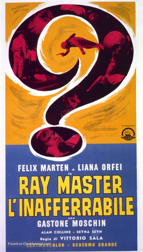 Ray Master l&#039;inafferrabile - Italian Movie Poster