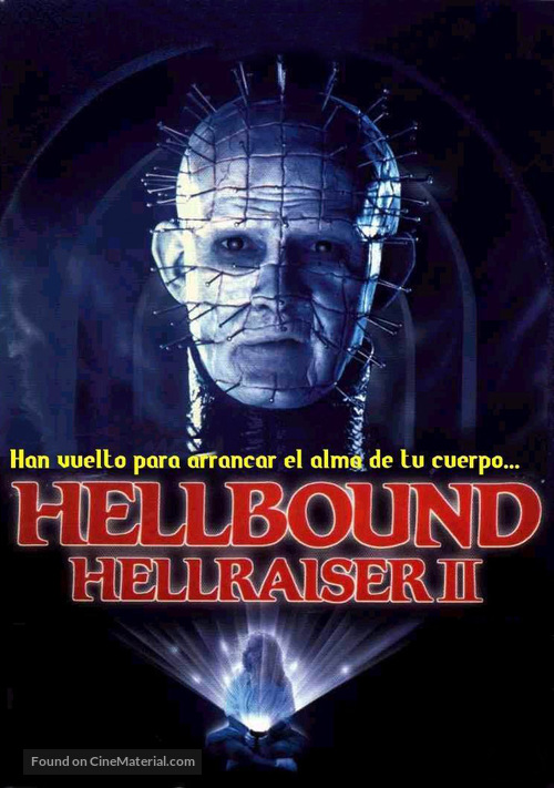 Hellbound: Hellraiser II - Spanish DVD movie cover