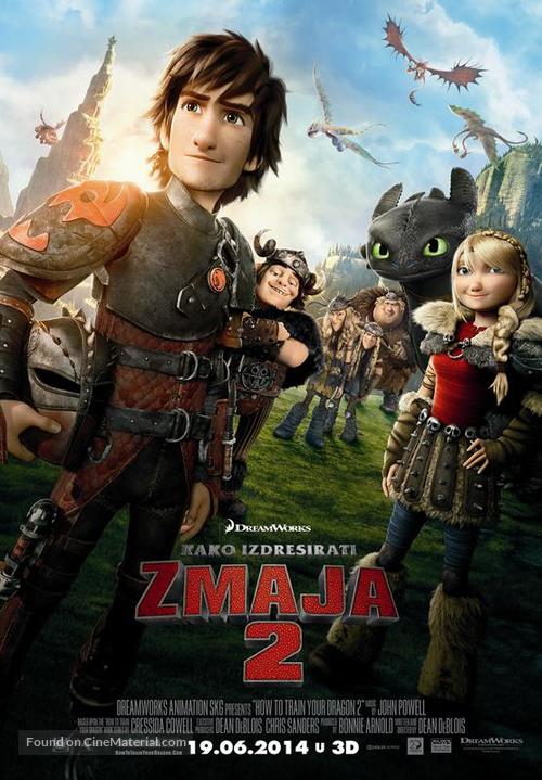 How to Train Your Dragon 2 - Croatian Movie Poster