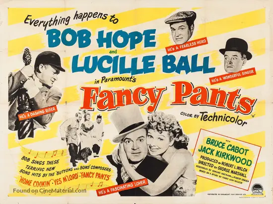 Fancy Pants 1950 British Movie Poster fancy-pants-1950-british-movie-poster