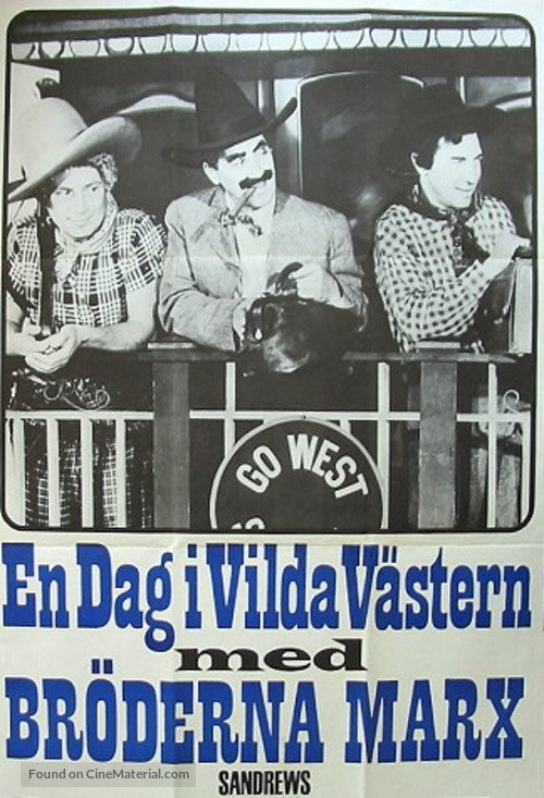Go West - Swedish Movie Poster