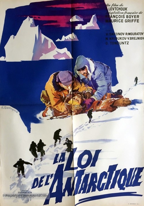 Zakon Antarktidy - French Movie Poster