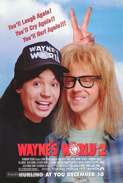 Wayne&#039;s World 2 - Advance movie poster