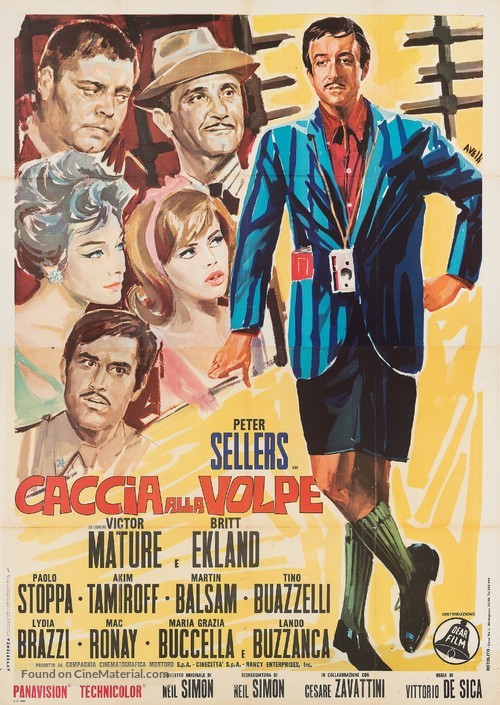 Caccia alla volpe - Italian Movie Poster
