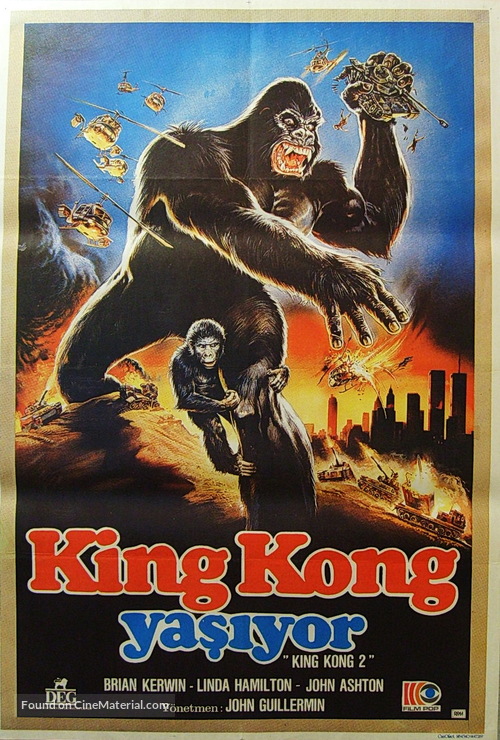 King Kong Lives - Turkish Movie Poster
