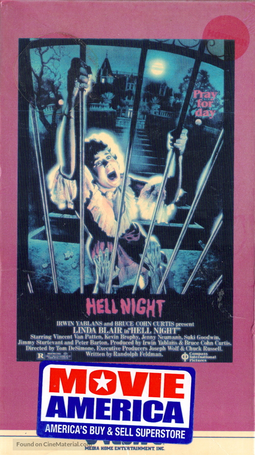 Hell Night - VHS movie cover