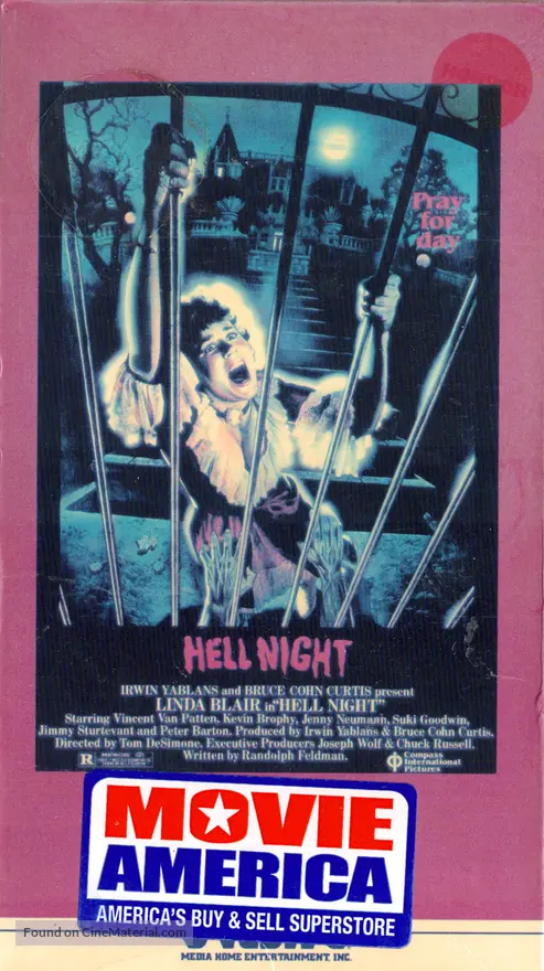 Hell Night - VHS movie cover