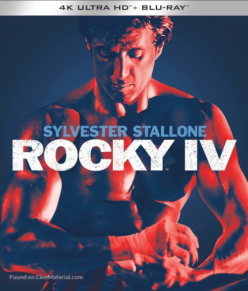 Rocky IV - British Blu-Ray movie cover