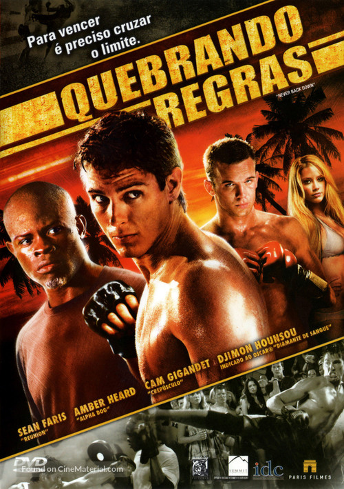 Never Back Down - Brazilian DVD movie cover
