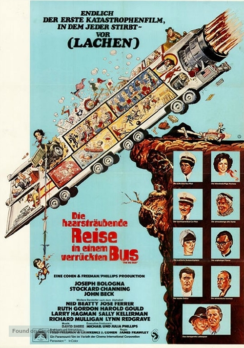The Big Bus - German Movie Poster