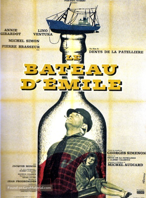 Le bateau d&#039;&Eacute;mile - French Movie Poster