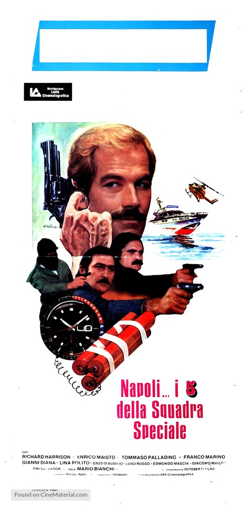 Napoli... i 5 della squadra speciale - Italian Movie Poster