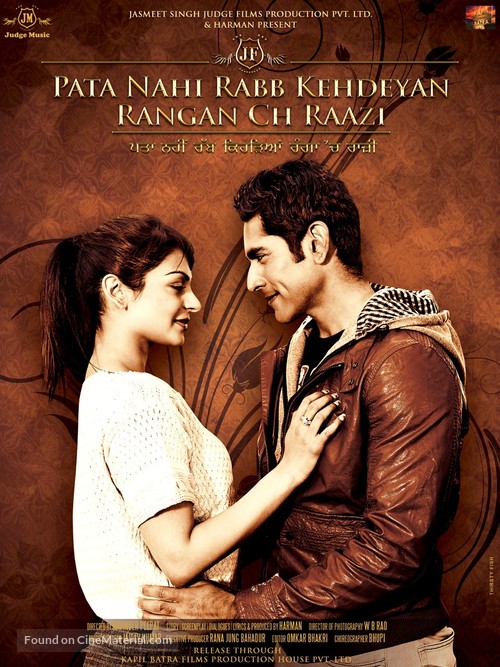 Pata Nahi Rabb Kehdeyan Rangan Ch Raazi - Indian Movie Poster