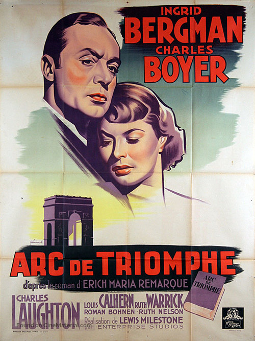 Arch of Triumph - French Movie Poster