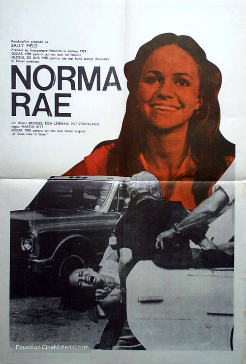 Norma Rae - Romanian Movie Poster