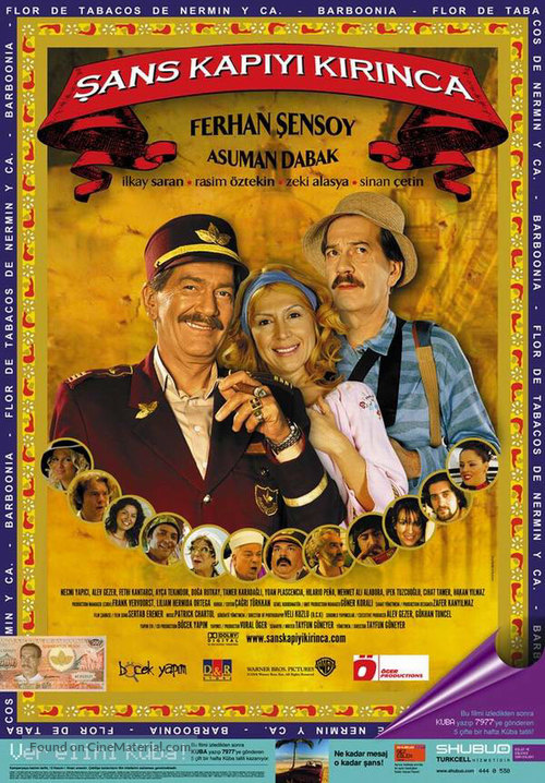 Sans kapiyi kirinca - Turkish Movie Poster