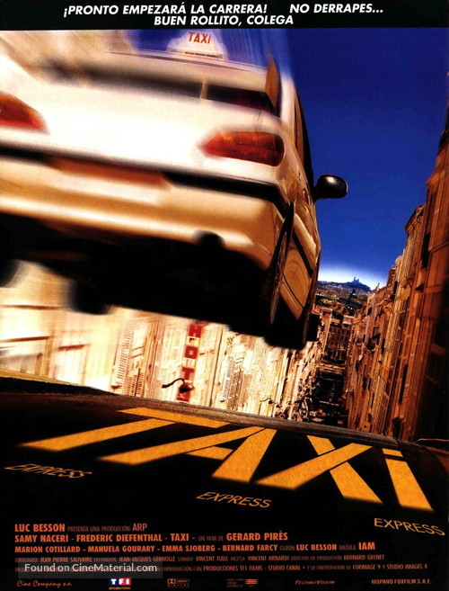 Taxi - Spanish Movie Poster