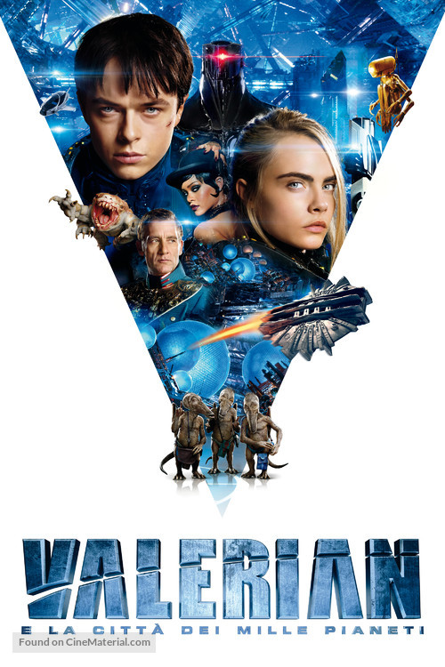 Valerian and the City of a Thousand Planets - Italian Movie Cover