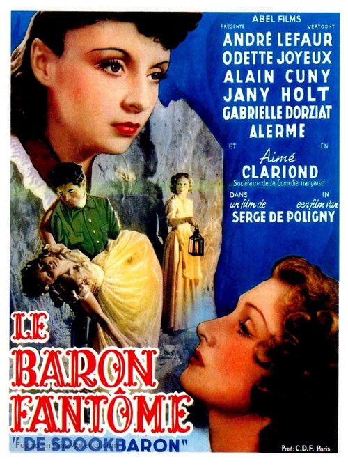 Le baron fant&ocirc;me - Belgian Movie Poster