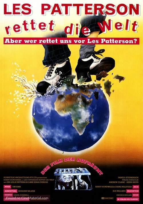 Les Patterson Saves the World - German Movie Poster