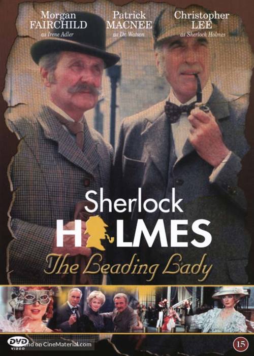 Sherlock Holmes and the Leading Lady - Danish DVD movie cover