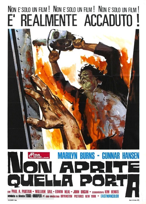 The Texas Chain Saw Massacre - Italian Movie Poster