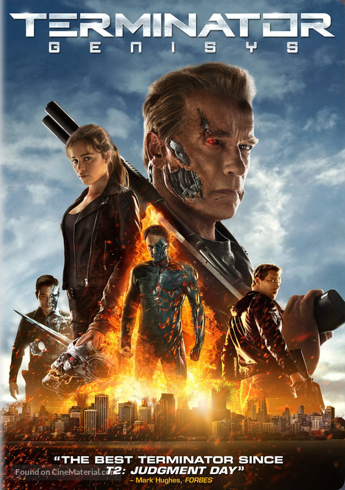 Terminator Genisys - DVD movie cover