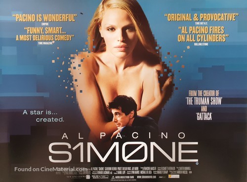 S1m0ne - British Movie Poster