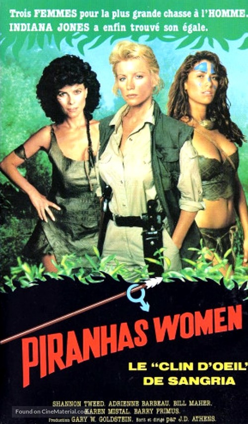 Cannibal Women in the Avocado Jungle of Death - French VHS movie cover