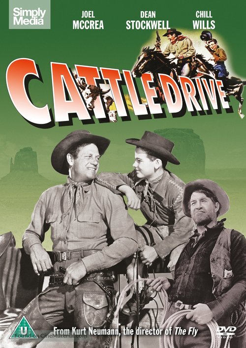Cattle Drive - British DVD movie cover