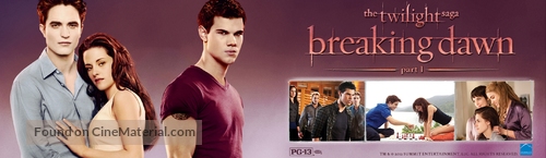 The Twilight Saga: Breaking Dawn - Part 1 - Video release movie poster