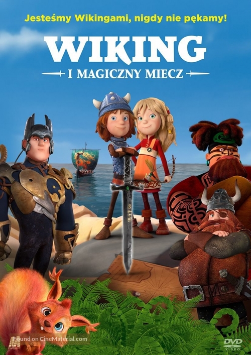 Vic the Viking and the Magic Sword - Polish DVD movie cover